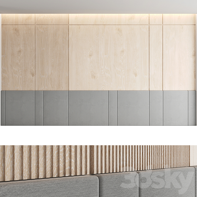 Decorative wall panel_set 4 3DSMax File - thumbnail 2