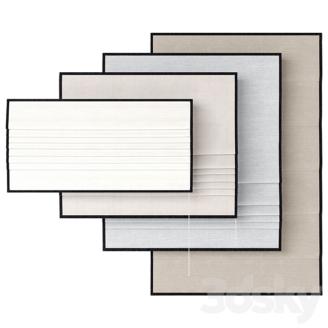 Roman Curtains 11 | Backhausen | Rebbio 3DSMax File - thumbnail 2