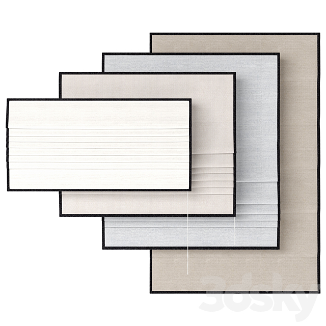 Roman Curtains 11 | Backhausen | Rebbio 3d