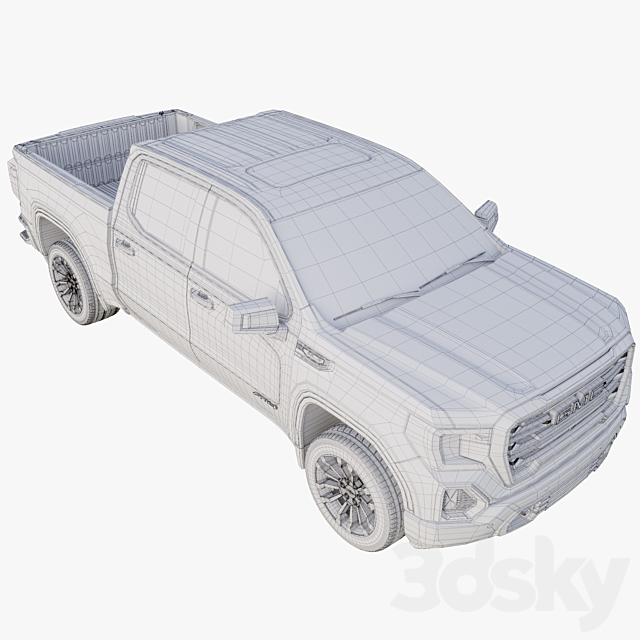 GMC Sierra AT4 2020 3dskyfree