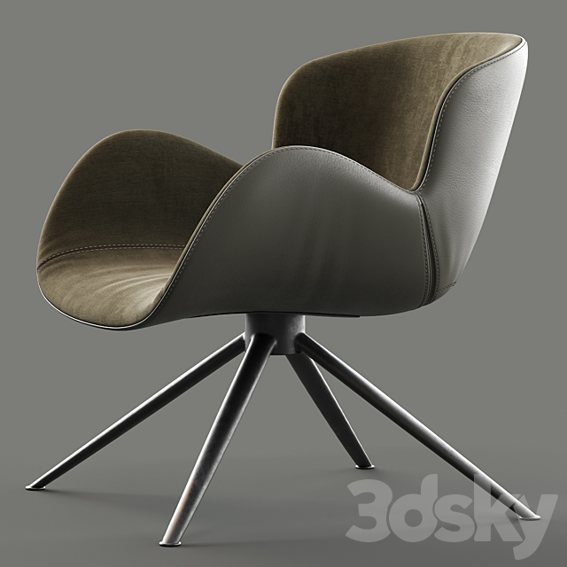 Astrid arm chair 3DSMax File - thumbnail 2