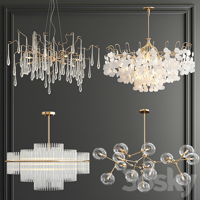 Four Exclusive Chandelier Collection_58 3DSMax File - thumbnail 1