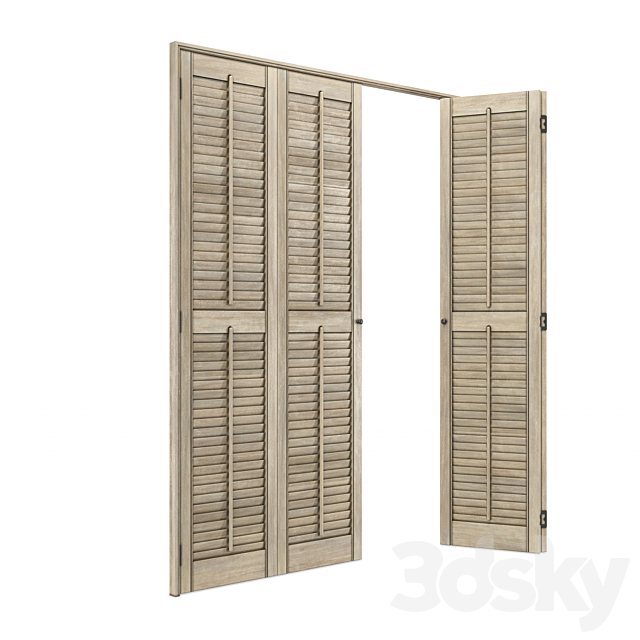 Shutters & Wardrobe Doors Set 3d