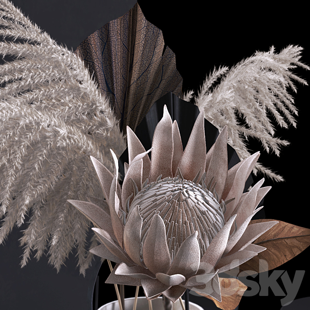 Decorative set with Proteus 3dsky