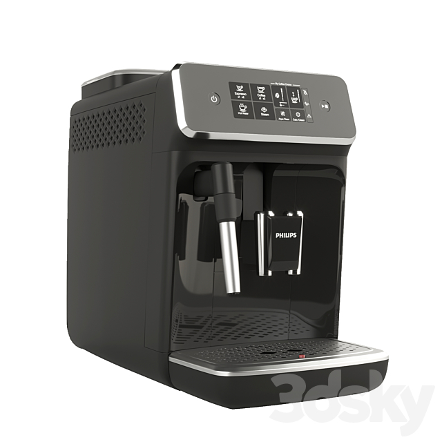Coffee machine PHILIPS Series 1200 3DSMax File - thumbnail 2