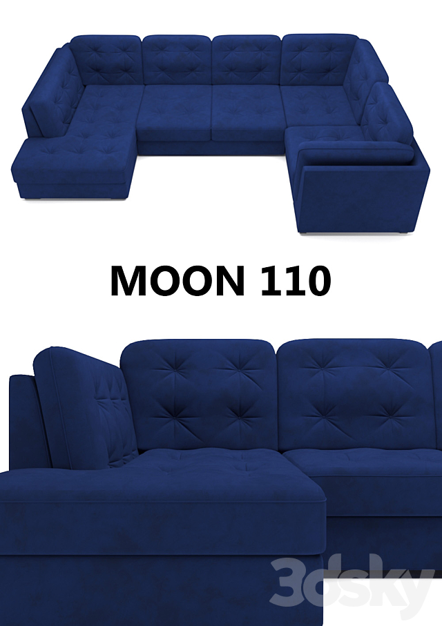 Sofa MOON 110 3DSMax File - thumbnail 2