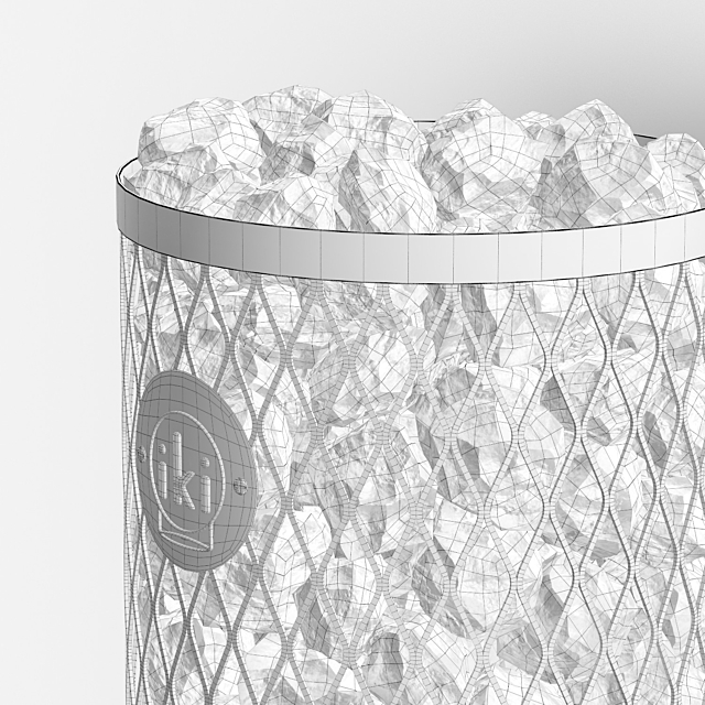 Oven for sauna IKI Pillar 9 kW 3dsky