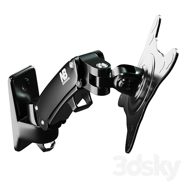 Bracket NB F120 + TV rigged 3d