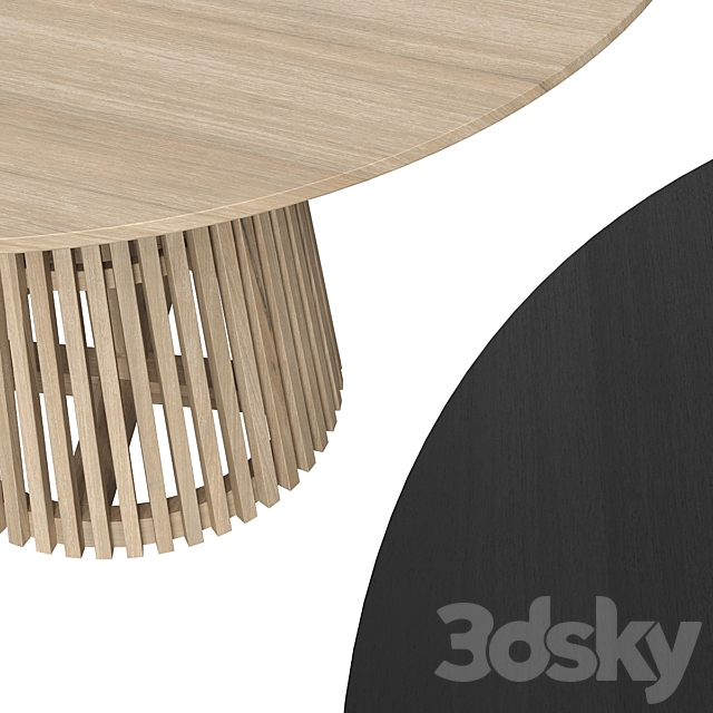 Dining tables La Forma IRUNE. 3d