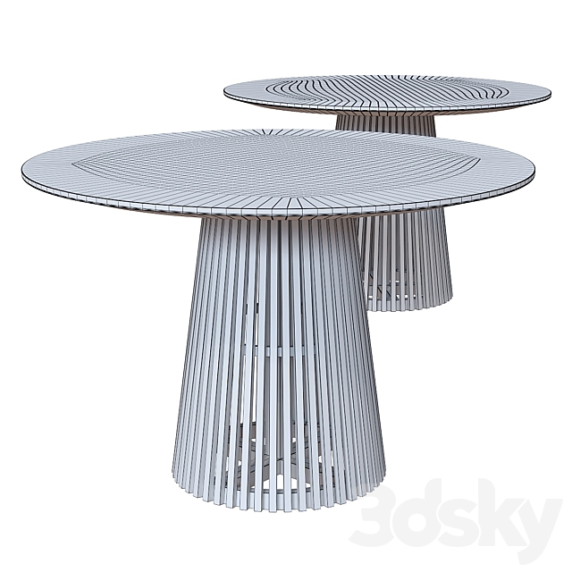Dining tables La Forma IRUNE. 3dsky