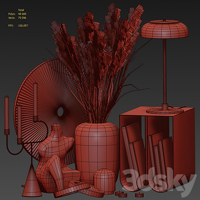 Decorative Set 03 3dsky