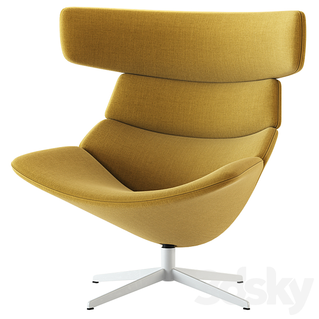 Erik Jorgensen _ Asko High Easy Chair 3DSMax File - thumbnail 1