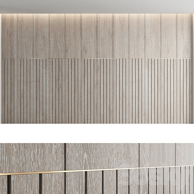 Decorative wall panel_set 20 3dsky