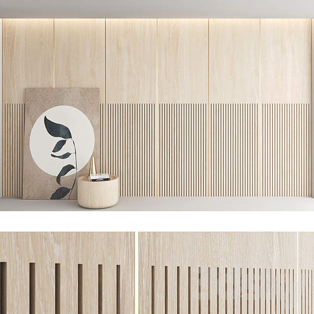 Decorative wall panel_set 20 3dskyfree