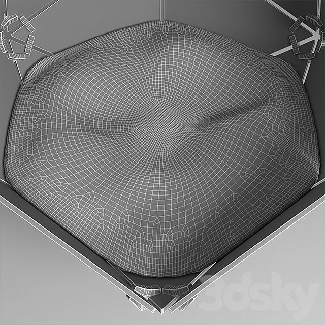 Geosphere pet bed 3dsky