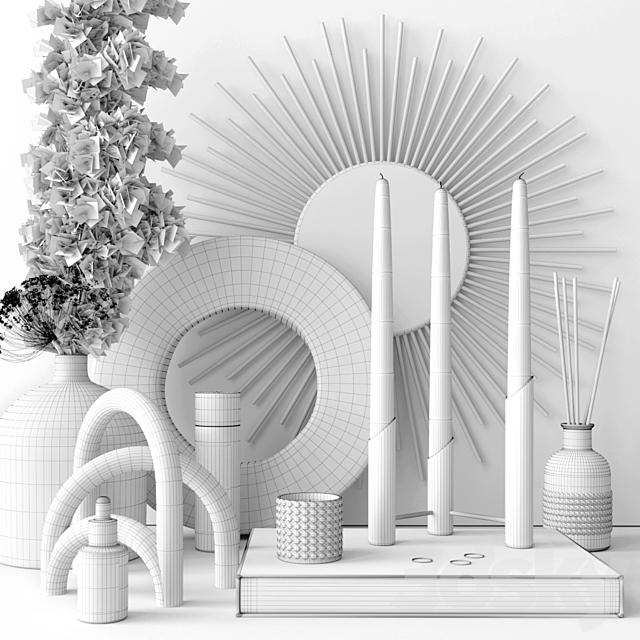 Light decorative set 3dsky