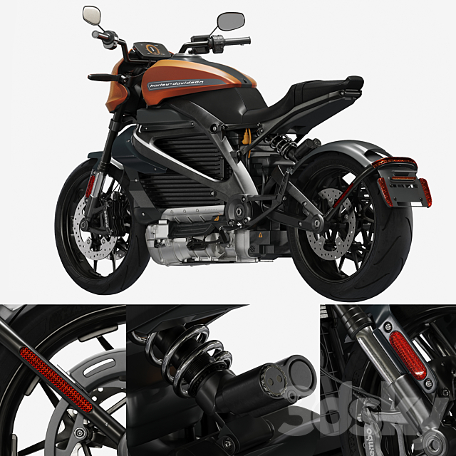 Harley davidson livewire 3d
