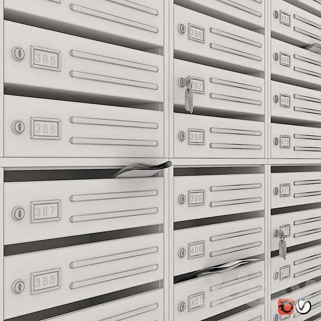 Mailbox_02 3DSMax File - thumbnail 4