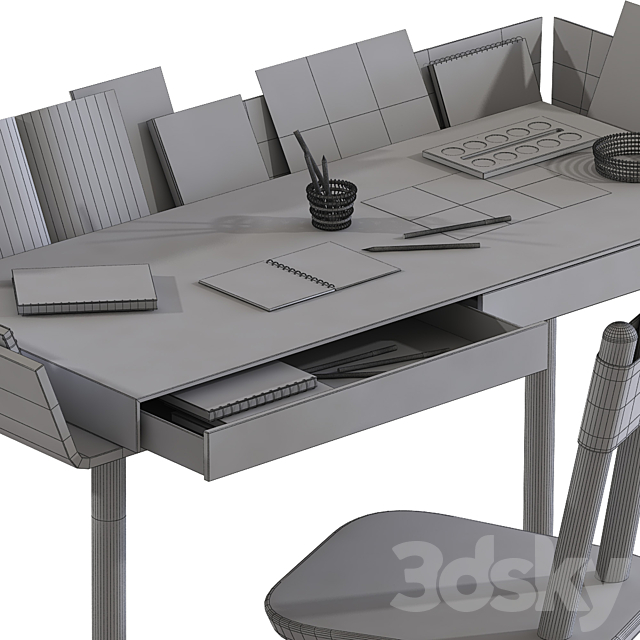 Writing Desk My Writing Desk _ Emko 3dskyfree