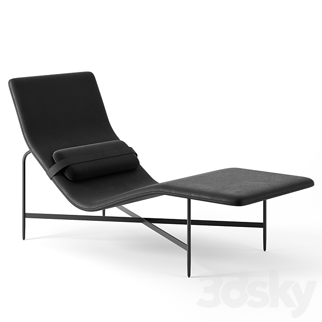 Deep Thoughts Leather Chaise by Blu Dot 3DSMax File - thumbnail 1