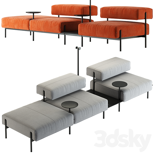 OFFECCT _ Lusy Sofa System 3DSMax File - thumbnail 1