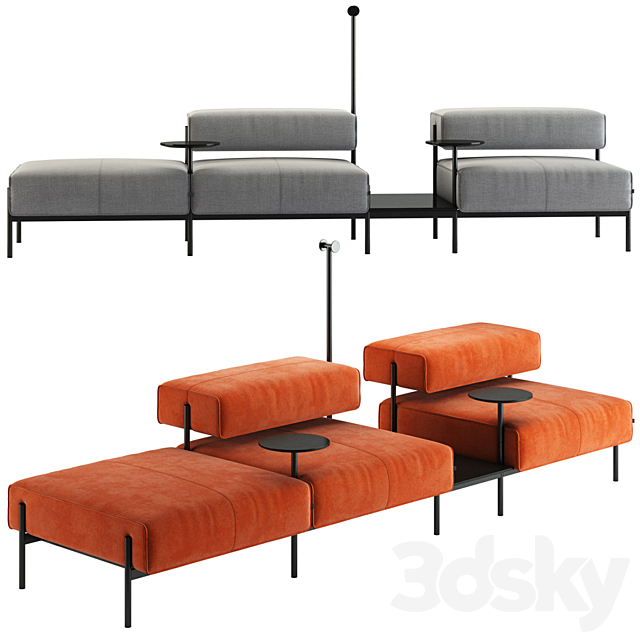 OFFECCT _ Lusy Sofa System 3DSMax File - thumbnail 2