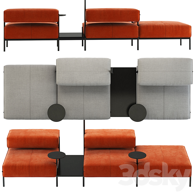 OFFECCT _ Lusy Sofa System 3DSMax File - thumbnail 3