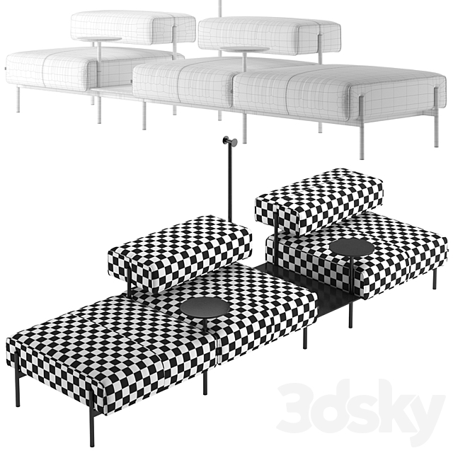 OFFECCT _ Lusy Sofa System 3DSMax File - thumbnail 5