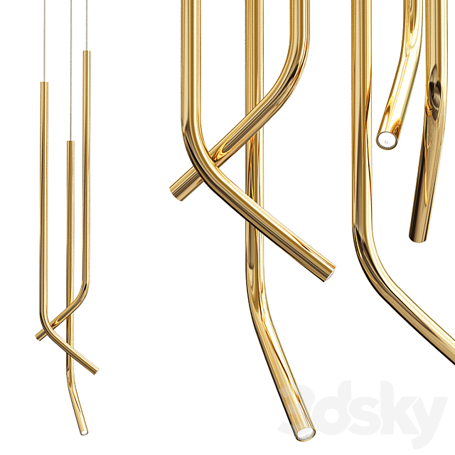 Collection ofminimalist pendants 3d