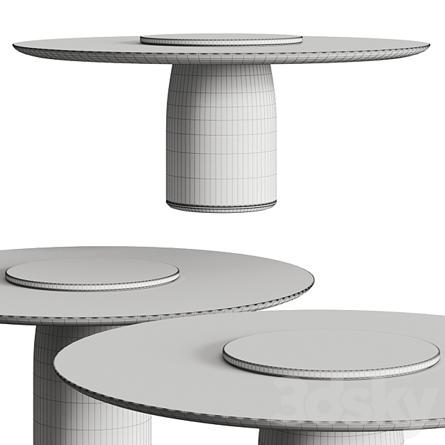 Lema Bule Round Dining Table 3DSMax File - thumbnail 2