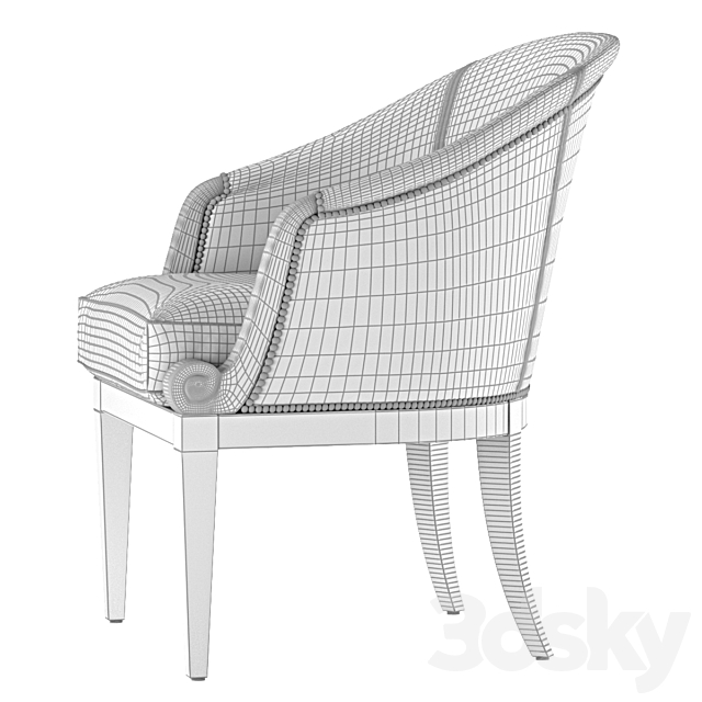 Ralph_Lauren_DUCHESS_DINING_CHAIR 3dsky