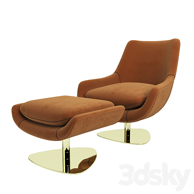 Chair Elba by Domkapa 3DSMax File - thumbnail 1