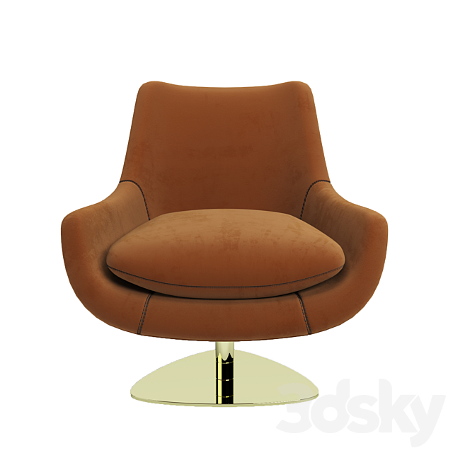 Chair Elba by Domkapa 3DSMax File - thumbnail 2