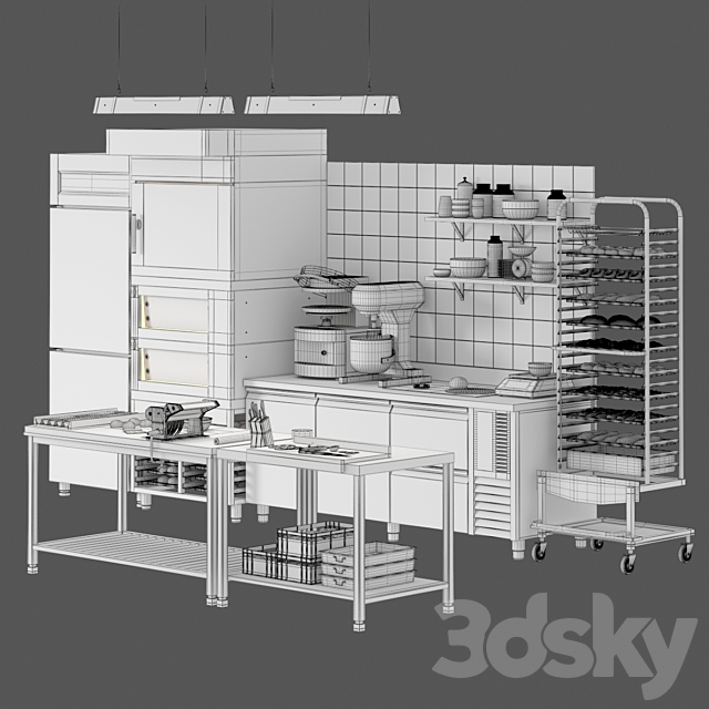 Bakery Equipment 3dskyfree