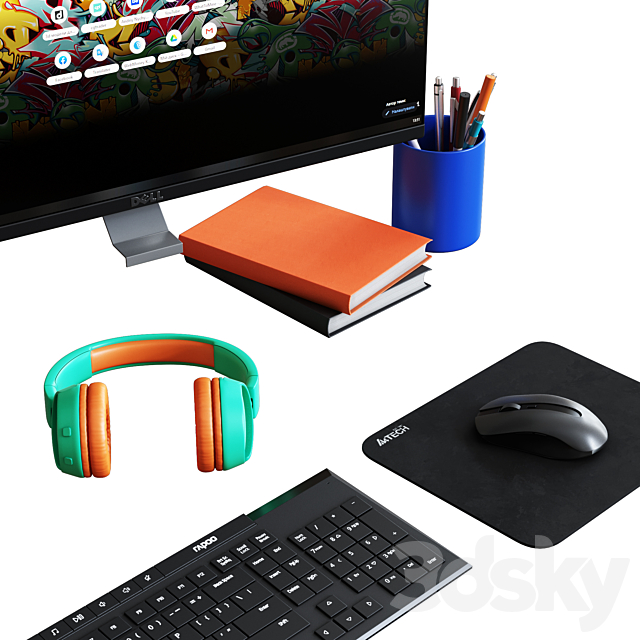 Desktop Set Web Designer Edition 3dskyfree