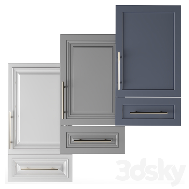 Cabinet Doors 01 3DSMax File - thumbnail 1
