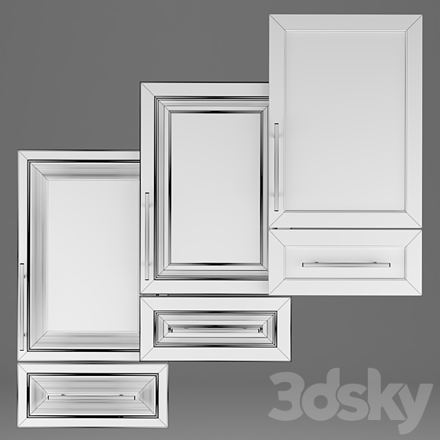 Cabinet Doors 01 3DSMax File - thumbnail 2