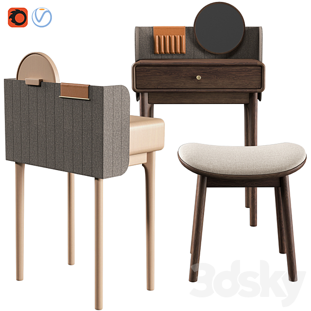 The Little Apricot Dresser By ?? ??? 3DSMax File - thumbnail 2