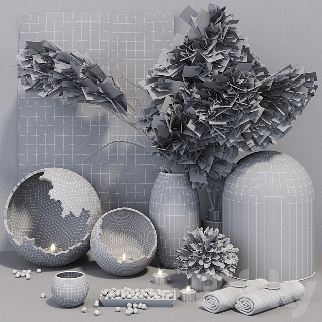 Decorative composition - Sphere 3dskyfree