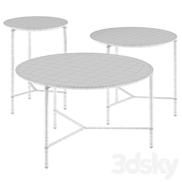 B&T design _ Modest Round Coffee tables 3dskyfree