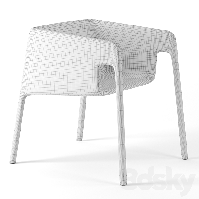 Lobby chair by Horm 3d