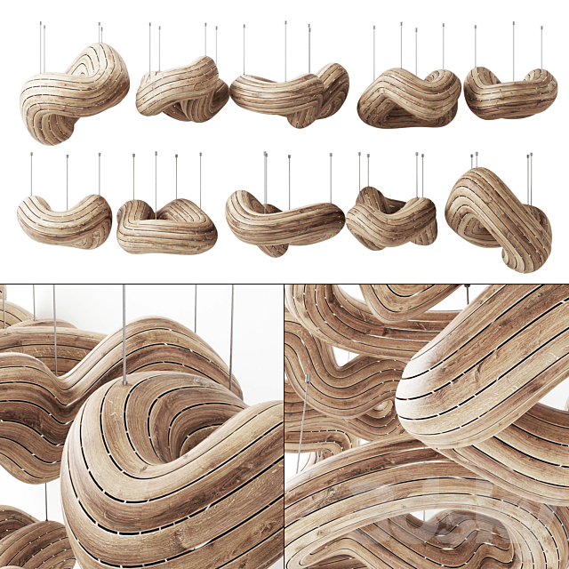 Parametric wood form templet 3DSMax File - thumbnail 1