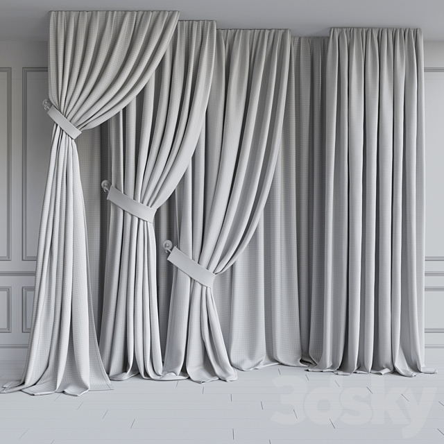 Set of portieres 53 3d