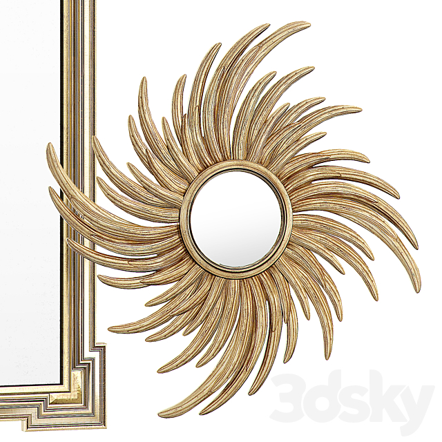 Eichholtz MIRROR COLLECTION 2 3d