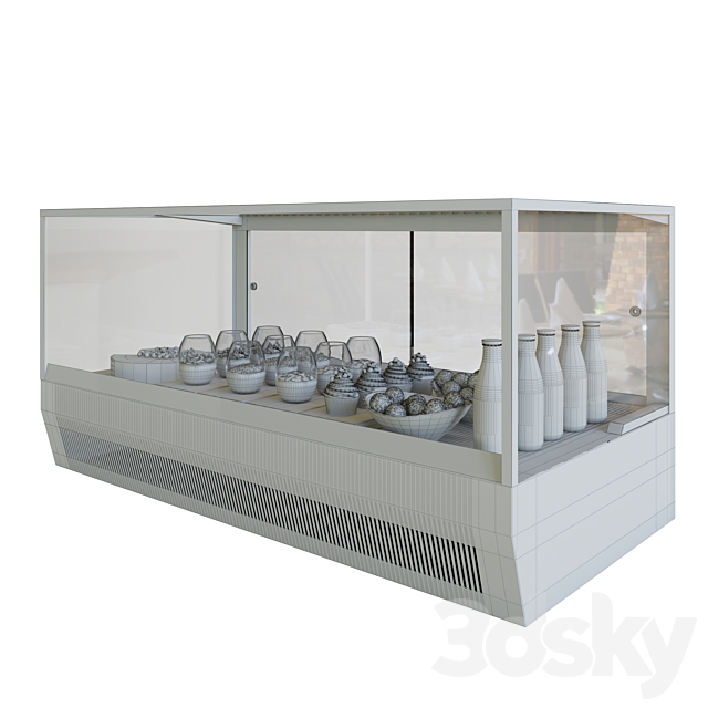 Confectionery showcase 3dskyfree