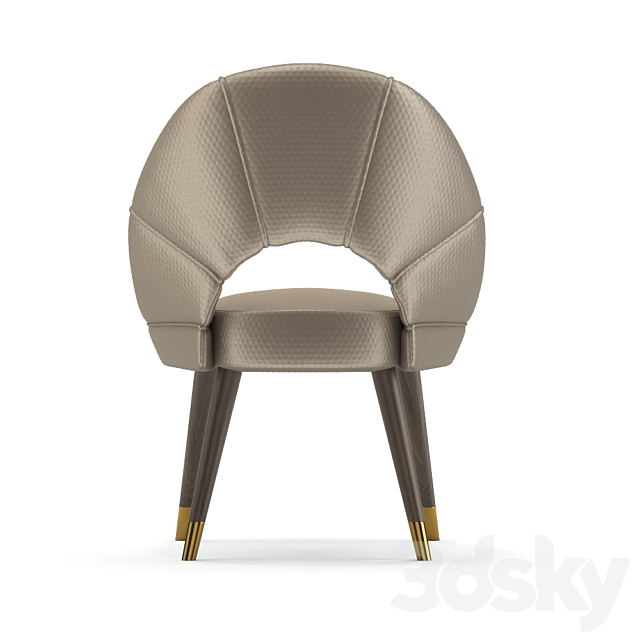 Turri Orion Shell Chair 3DSMax File - thumbnail 2