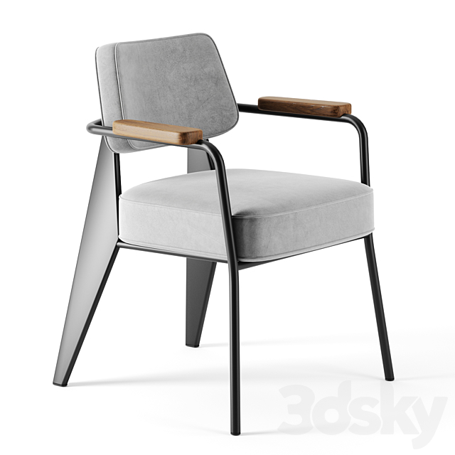 Fauteuil Direction chair by Vitra 3DSMax File - thumbnail 1