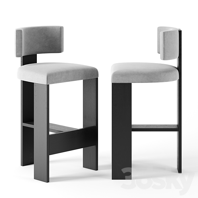 High L Chair by Nina Seirafi 3DSMax File - thumbnail 1