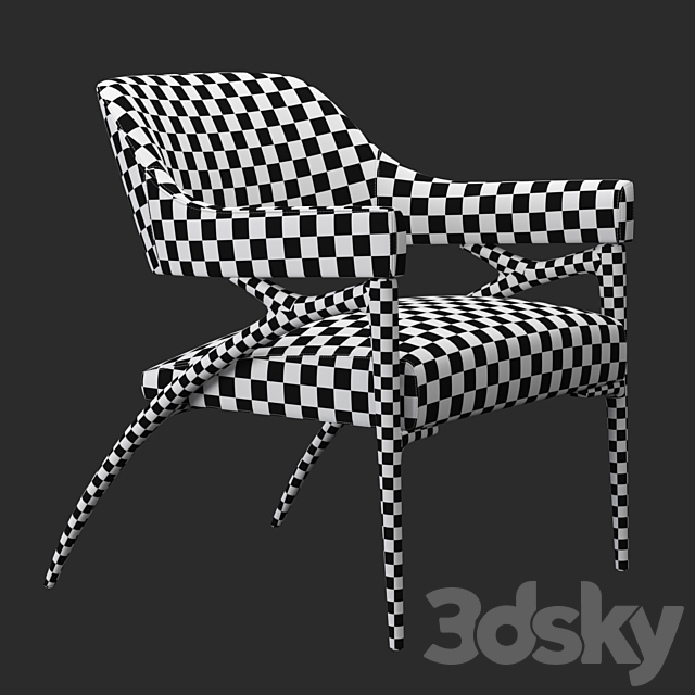 chair ANEES Meda Occasional 3DSMax File - thumbnail 5