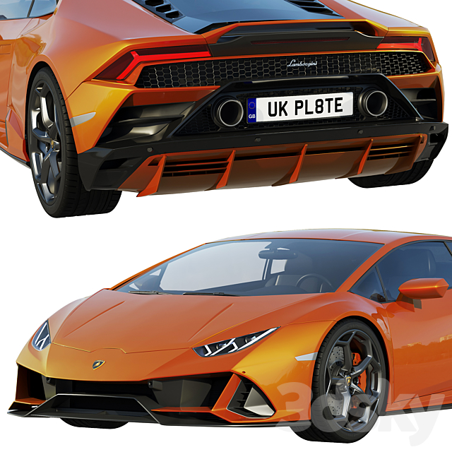 Lamborghini Huracan EVO 2019 3dsky